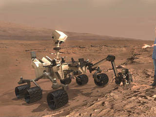 Erisa Hines, a driver for the Mars Curiosity rover, based at JPL, also talks to participants in 'Destination: Mars.'