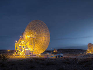 The large antennas of NASA's Deep Space Network provide two-way communications with spacecraft at Mars and other bodies in the solar system.