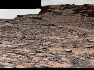 Cluster of Martian Mesas on Lower Mount Sharp, Sols 1438 and 1439
