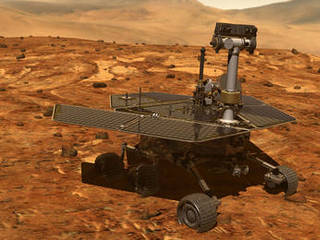 NASA's twin robot geologists, the Mars Exploration Rovers, will launch toward Mars in 2003 in search of answers about the history of water on Mars. The rovers will be targeted to sites that appear to have been affected by liquid water in the past. They will drive to various locations to perform on-site scientific investigations over the course of their 90-day missions. This mission is part of NASA's long-term effort of robotic exploration of the red planet. For more information, please visit our website at: http://mars.jpl.nasa.gov/mer/