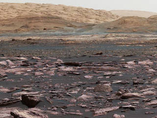 Five years since it landed near Mount Sharp on Mars in August 2017 and nearly three years since reaching the base of the mountain, NASA's Curiosity Mars rover is climbing toward multiple layers of Mount Sharp visible in this view from the rover's Mast Camera.